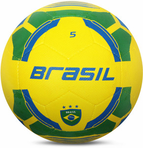 vector x brasil 32 panel texture surface rubber moulded country colour sports ball football - size 5