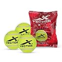 Vector X High Bounce Heavy Weight Tennis Ball for Cricket Practice, Street Match Ball, Training Exercise Ball for Outdoor &amp; Indoor, Beginners &amp; Pet Dog Play Ball (Pack of 3) Yellow