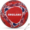 VECTOR X ENGLAND Country Colour 32Panel Rubber Moulded Ball Indoor/Outdoor Training Football - Size: 5