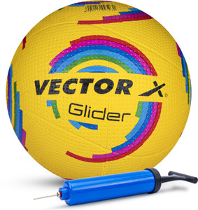 vector x glider  pump rubber moulded butyl bladder indoor outdoor durable ball training volleyball - size 4