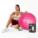 Vector X 85CM Anti Burst Exercise Ball with Non-Slip Gym Ball for Men & Women, PVC, 1 Count, Adult, Exercise & Fitness, Indoor & Outdoor, Yoga, Pilates, Pregnancy