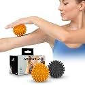 Vector X Full Body Acupressure Spike Ball for Physiotherapy Massage Roller for Pain Relief and Recovery Tool| Lightweight and portable for your body care at home, gym intense workout to avoid pain (2 pcs)