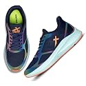 Vector X Men Indoor Outdoor Reflector Running Shoes|Breathable Mesh Upper|EVA Midsole|Rubber Outsole|Comfortable Cushioning|Lightweight Durable Sports Shoe for Gym, Jogging, Casual Wear