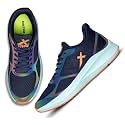 Vector X Men Indoor Outdoor Reflector Running Shoes|Breathable Mesh Upper|EVA Midsole|Rubber Outsole|Comfortable Cushioning|Lightweight Durable Sports Shoe for Gym, Jogging, Casual Wear
