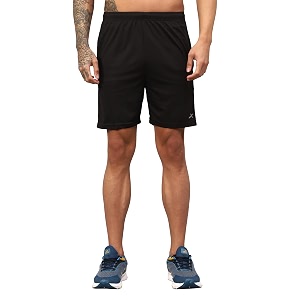vector x oms-158 mens solid pattern regular dry fit athletic running gym outdoor workout training light weight sports active shorts