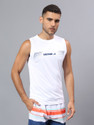VECTOR X Printed Men Round Neck White