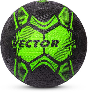 vector x street soccer 32 panel rubber moulded butyl bladder ball for hard ground 12 age football - size 5