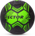 VECTOR X Street Soccer 32 Panel Rubber Moulded Butyl Bladder Ball For hard ground 12+ age Football - Size: 5