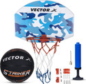 VECTOR X Striker Basketball Size 7 With Basketball Board With Ring Net & Pump Basketball - Size: 7