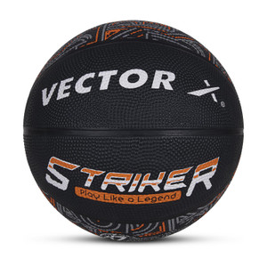 vector x striker 8 panel rubber moulded indoor outdoor pebble texture butyl bladder match basketball - size 7