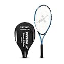 Vector X VXT-520 Adult Men Recreational Tennis Racket Lightweight Aluminum Frame for Easy Swing|105 sq in Head|Pre-Strung Beginner Racquet for Outdoor Game Training & Practice (23-inch, Without Cover)