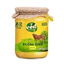 Ved A2 Gir 100% Pure A2 Desi Gir Cow Ghee, Made with Vedic Bilona Method, Lab Tested Hand Churned Cow Desi Ghee, Support Immune System & Digestive Health, Glass Jar (500ml, Pack of 1)