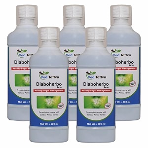ved tattva diabo herbo syrup 500ml pack of 5
