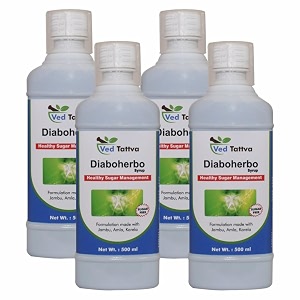 ved tattva diabo herbo syrup 500ml pack of 4