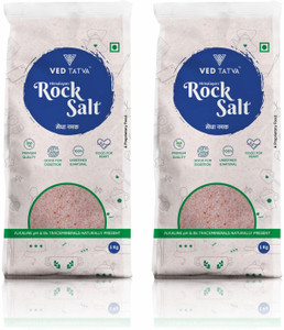 ved tatva himalayan rock salt sendha namak pack of 2 rock salt 2000 g pack of 2