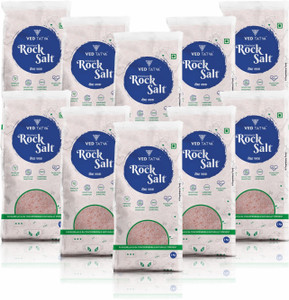 ved tatva himalayan rock salt sendha namak 1 kg pack of 10 rock salt 10 kg pack of 10