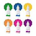 Vedanum DIY Premium Liquid Colors for Soap Making Non-Toxic Skin Friendly Pigments for Melt and Pour Bath Bombs Lotions (Pack of 6)