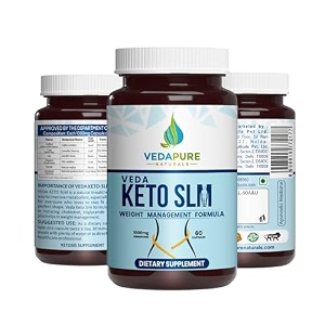 vedapure keto slim advanced formula for men amp women  formulation of garcinia cambogia green coffee amp african mango  1000 mgserving  60 capsules