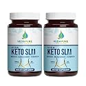 VEDAPURE Keto Slim Advanced formula for Men & Women | Formulation of Garcinia Cambogia, Green Coffee & African Mango| 1000 Mg/Serving |- 60 Capsules (Pack of 2)