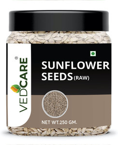 vedcare raw  dehulled sunflower seeds 250g - for eating  weight loss superfood sunflower seeds 250 g