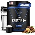 VEDGE Creatine Monohydrate, with PeakO2 Organic Mushroom Blend, 30 Servings