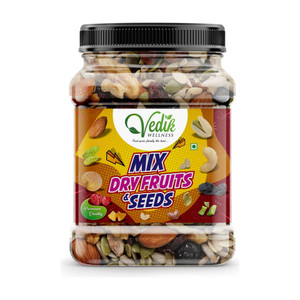 vedik welness healthy mix seeds and dry fruits dry fruits nutmix assorted seeds  nuts 1 x 500 g