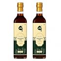 Vedika Organics Extra Virgin Black Sesame Oil for Cholesterol Free Cooking, Massage, Oral Detox - 100% Natural Seasame Oil, Kacchi Ghani Til Oil - A1 Grade Extra-Virgin Sesame Oil, 1 liter (Pack of 2)