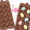Vedini™ Silicone Easter Egg 15 Cavity Mould Fondant Chocolate Resin Clay Candle Mould DIY Kitchen Baking (Easter Egg)