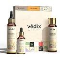 Vedix Ayurvedic Anti-Dandruff 3 Pc Kit | Dry &amp; Curly Hair | Oily Scalp