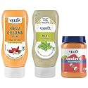 Veeba Mint Mayonnaise, 300g and Tandoori Mayonnaise, 250g - Pack of 2Veeba Harissa Chilli Cumin Dressing, 300g
