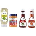 Veeba Mint Mayonnaise, 300g and Tandoori Mayonnaise, 250g - Pack of 2Veeba Hot Garlic stir-Fry Sauce, 330g and Chilli Oregano Sauce, 350g - Pack of 2