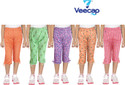 Veecap Capri For Girls Casual Printed Cotton Blend (Multicolor Pack of 5)
