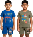 Veecap Kids Nightwear Boys Printed Cotton