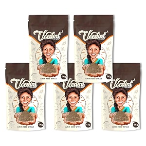veedint cumin seed whole jeera indian origin natural 5 kg refill foil bag pack