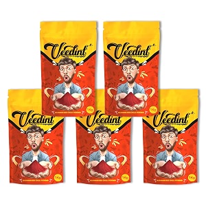 veedint red chilli powder kashmiri kashmiri lal mirch powder mirch powder indian origin refill foil bag pack 5 kg