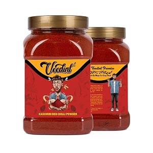 veedint red kashmiri chilli powder lal mirch powder indian origin 200 gram