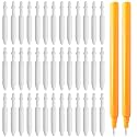 Veemoon 50PCS Paint Pen Nibs,0.7mm Marker Tips Replacement Acrylic Marker Nibs for DIY Writing Painting