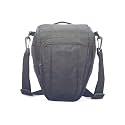 VEEPRO DSLR Camera Bag Waterproof for Camera Lens Accessories Tripod Monopod Heavy Duty (Black) (Side-Shoulder)