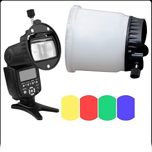 veepro speed light flash light modifier accessories universal magnetic diffuser doom with 4filters