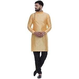 Veera Paridhaan Mens Ethnic Jacquard Printed Long