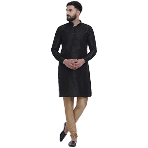 Veera Paridhaan Mens Ethnic Jacquard Printed Long