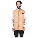 Veera Paridhaan Men39s Jute Beige Solid Pattern