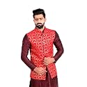 Veera Paridhaan Men39s Poly Cotton Jute Nehru