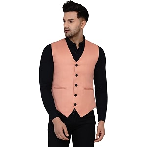 veera paridhaan men39s solid waistcoat