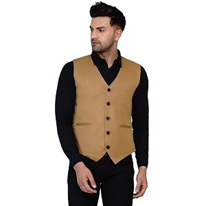 veera paridhaan men39s solid waistcoat