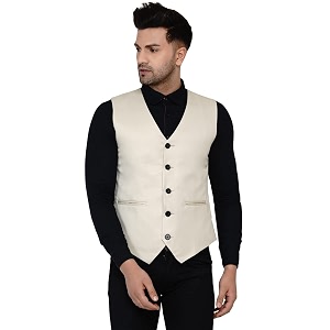 veera paridhaan men39s solid waistcoat
