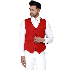 veera paridhaan men39s solid waistcoat