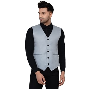 veera paridhaan men39s solid waistcoat