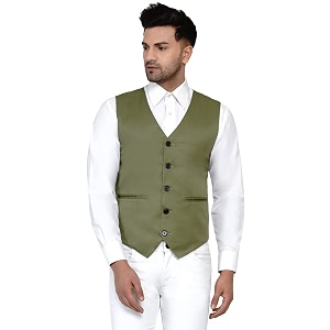 veera paridhaan men39s solid waistcoat