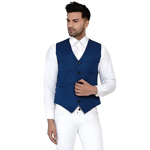 veera paridhaan men39s solid waistcoat